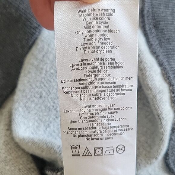 A PEA IN THE POD Maternity Long Sleeve Sweatshirt Top M No Mimosa Martini Merlot - Picture 10 of 10